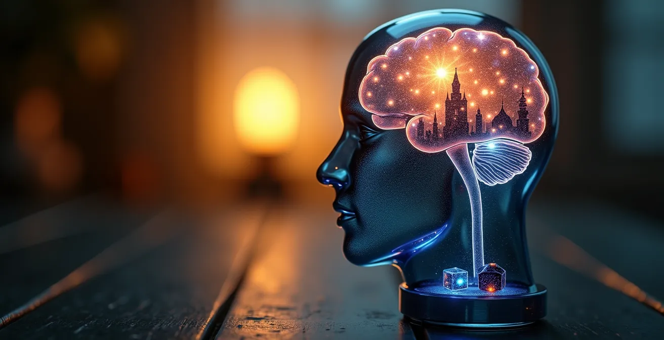 Bannière symbolique illustrant la connexion entre cerveau et jeu pour une expérience ludique inoubliable