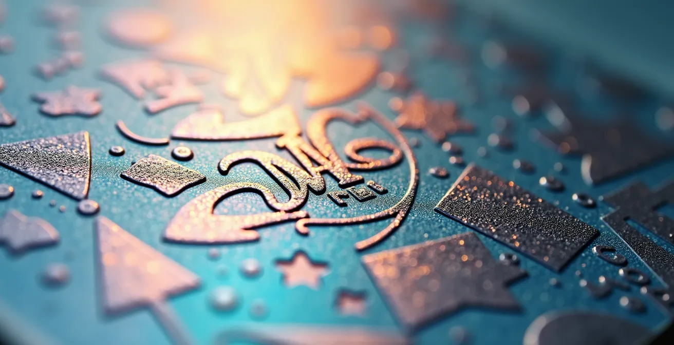 Texture macro de la surface d'un ticket de grattage montrant les détails sensoriels